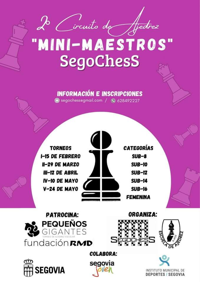 Circuito de ajedrez “Mini-Maestros” SegoChess