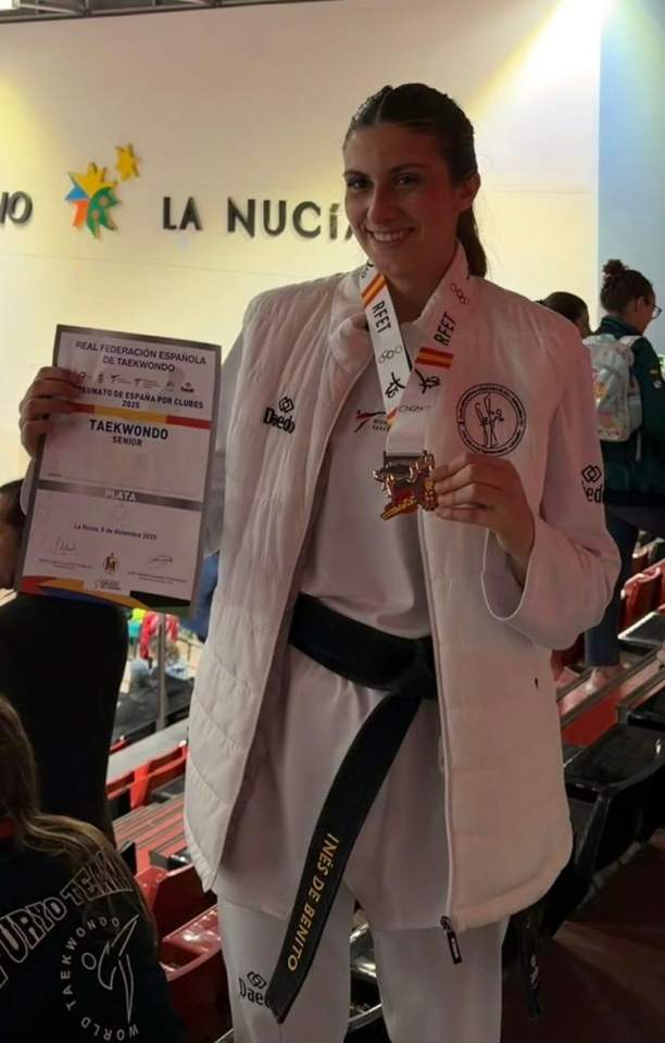 La segoviana Inés de Benito Gómez, clasificada para el Campeonato de España Sénior de taekwondo