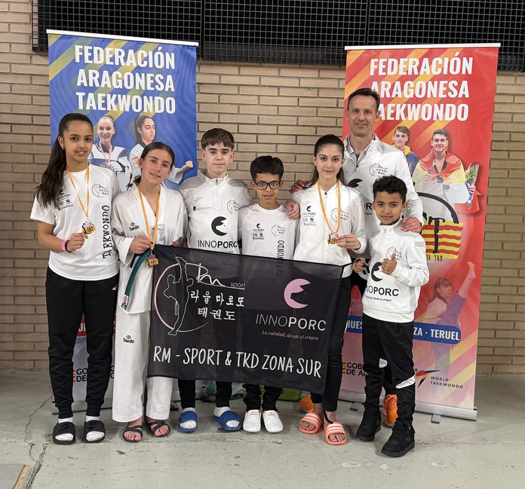 El C.D. Taekwondo Rm-Sport Innoporc suma tres nuevas medallas en el X Open Internacional de Aragón