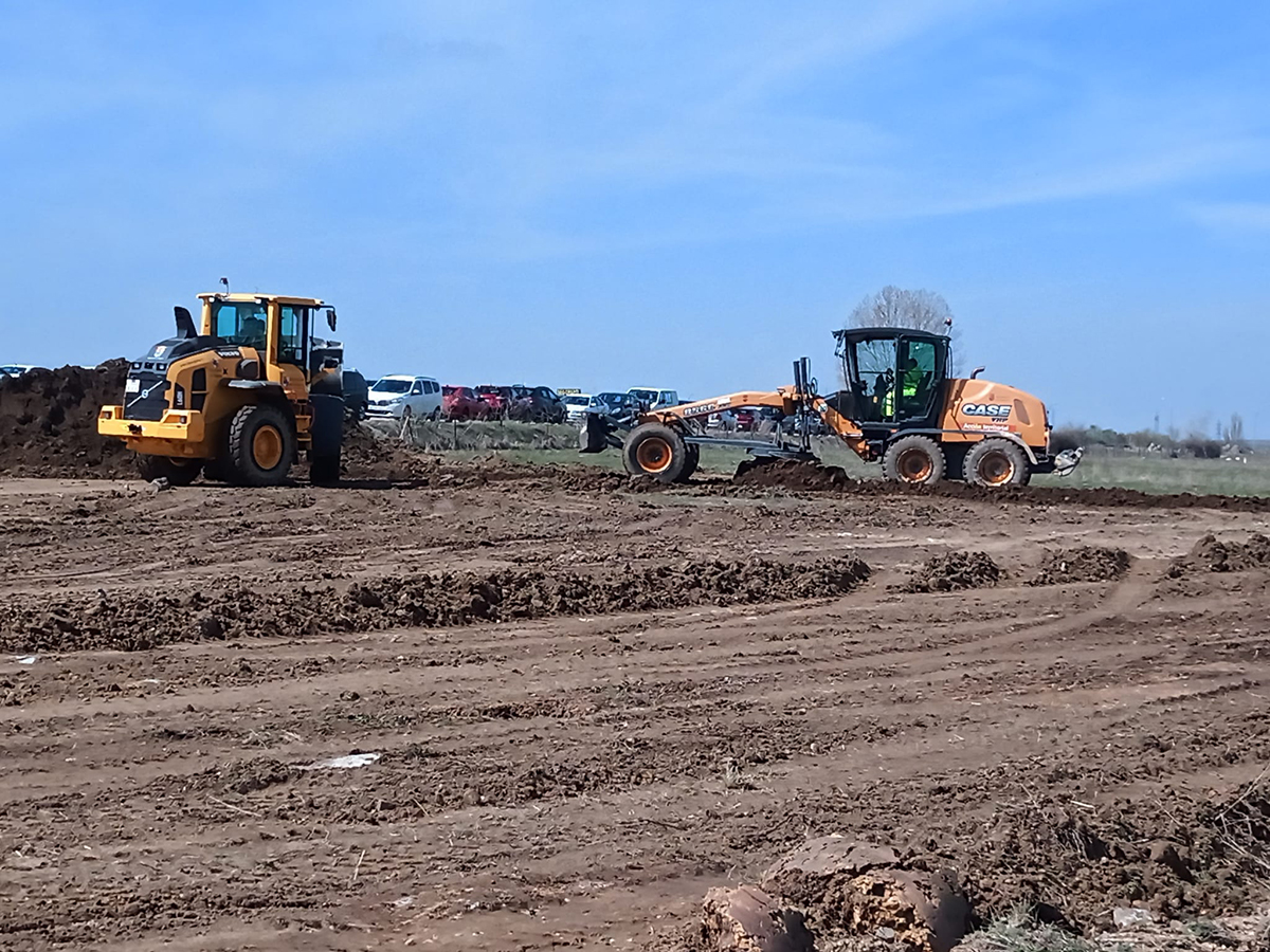 Comienzan los trabajos para la adecuación del aparcamiento de la estación Segovia-Guiomar