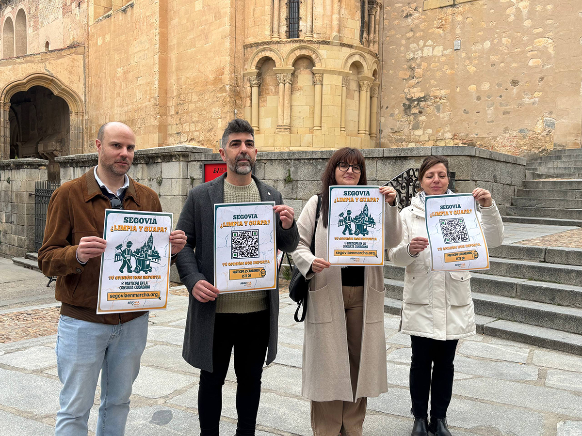 Segovia en Marcha impulsa una consulta ciudadana sobre el estado de la limpieza en la ciudad